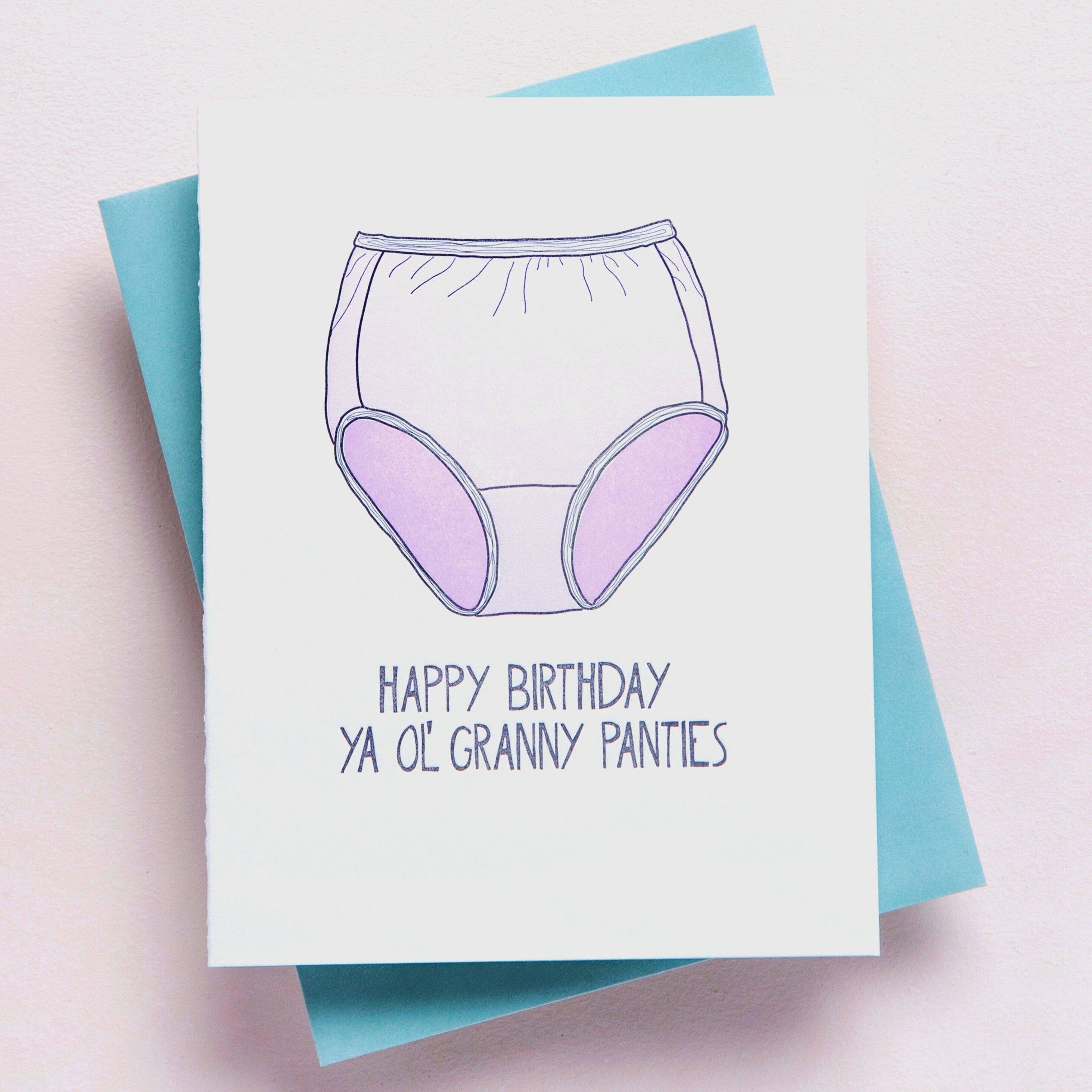 Granny Panties Birthday Card – Belleville Market