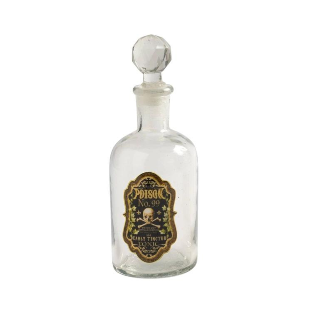 Antique Style Poison Bottle - No. 99 7.25 Antique Style Poison Bottle - No. 99 7.25