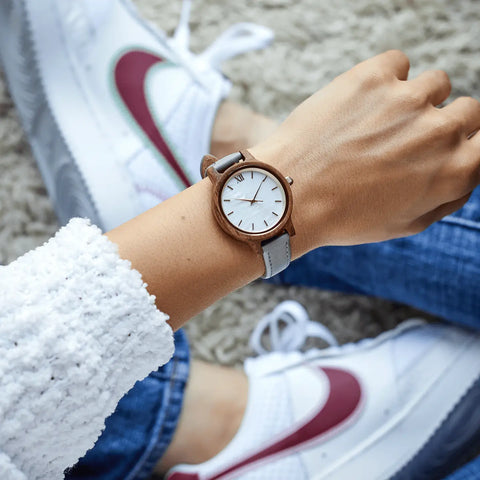 Aurora, White Rose, Women's Watch - AvantWood