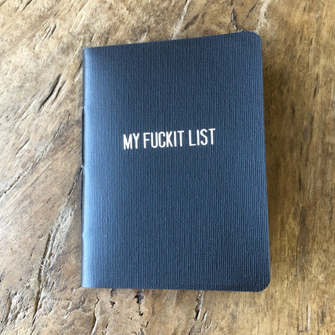 My Fuckit List Rude Book Journal - 27th Street Press