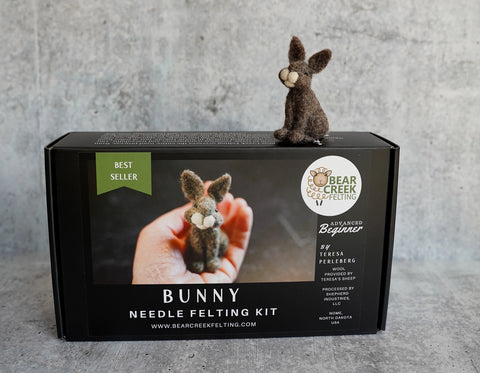 Rabbit Needle Felting Kit