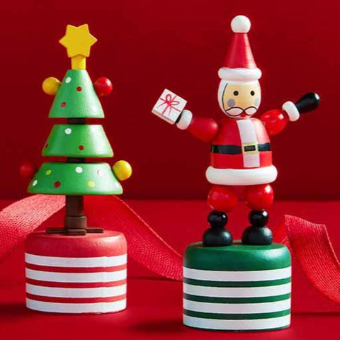Collapsible Wood Toy - Santa