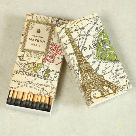 Paris Map Boxed Matches