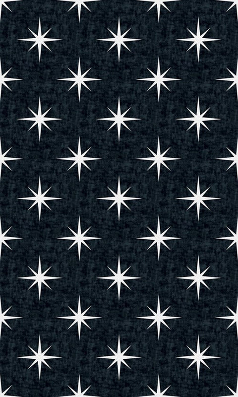 C+H Designs "Starry Night" Vinyl Floorcloth - Spicher & Co.