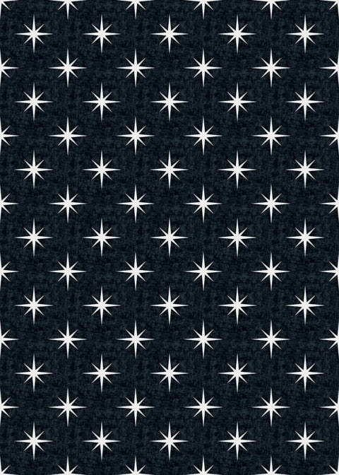 C+H Designs "Starry Night" Vinyl Floorcloth - Spicher & Co.