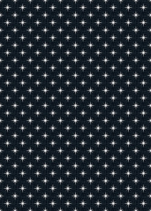 C+H Designs "Starry Night" Vinyl Floorcloth - Spicher & Co.