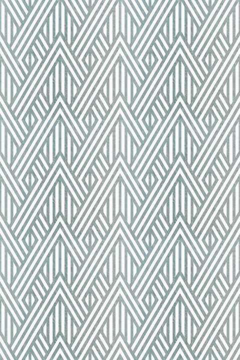 C+H Designs "Striped City" Vinyl Floorcloth - Spicher & Co.