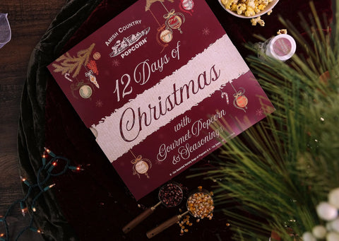 12 Days Of Christmas Gourmet Popcorn + Seasonings Advent Calendar