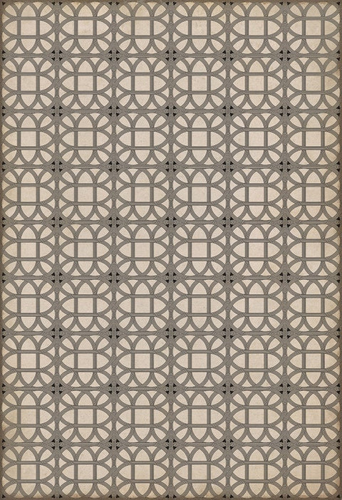 Williamsburg Lamerie Lattice "Joseph Ward" Vinyl Floorcloth - Spicher & Co.