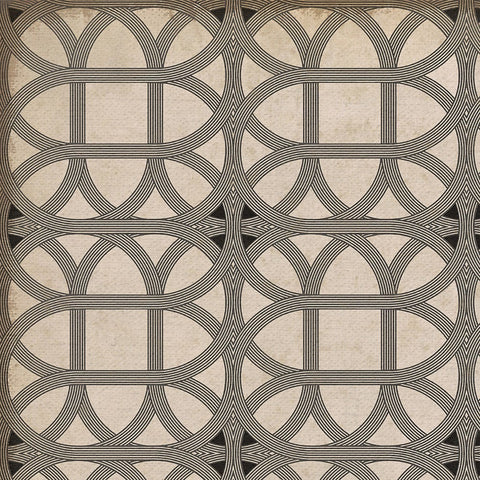 Williamsburg Lamerie Lattice "Joseph Ward" Vinyl Floorcloth - Spicher & Co.