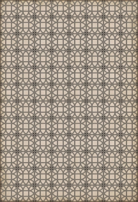 Williamsburg Lamerie Lattice "Joseph Ward" Vinyl Floorcloth - Spicher & Co.