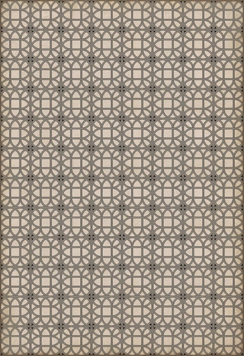 Williamsburg Lamerie Lattice "Joseph Ward" Vinyl Floorcloth - Spicher & Co.