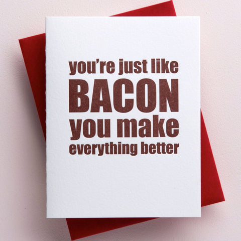 Bacon Friendship Card