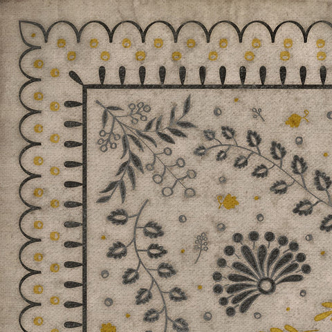 Williamsburg Cozens "Early One Morning" Vinyl Floorcloth - Spicher & Co.