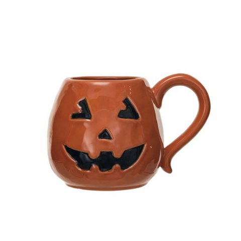 Jack-o-Lantern Shaped Mug