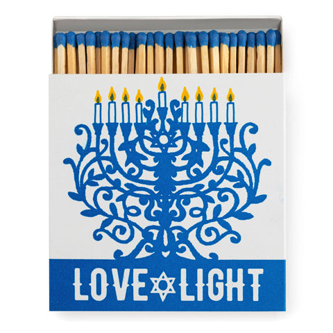 Love + Light Hanukkah Boxed Matches