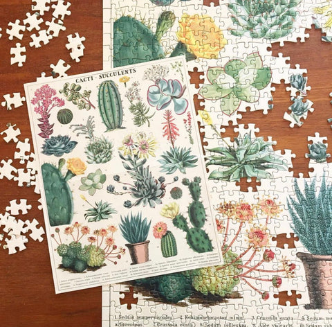 Cacti & Succulents Puzzle - Cavallini