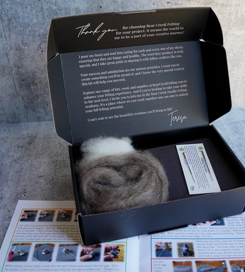 Rabbit Needle Felting Kit