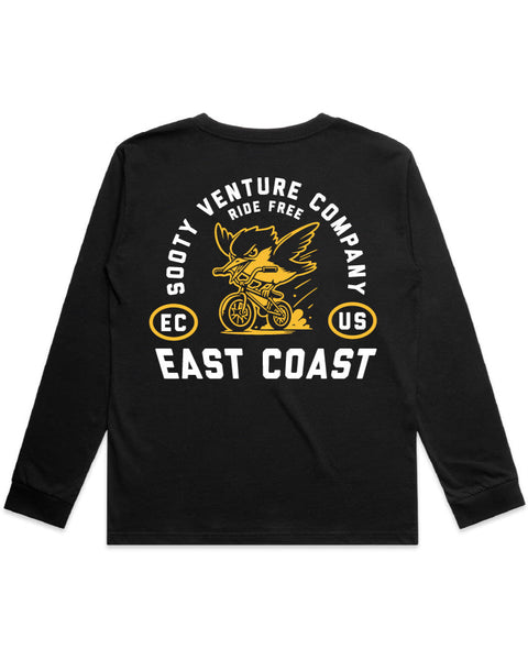 Youth Ride Free Long Sleeve Tee - Sooty Venture Co.