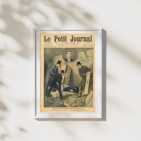 Le Petit Journal "Assassination Of A Waiter In Lille"