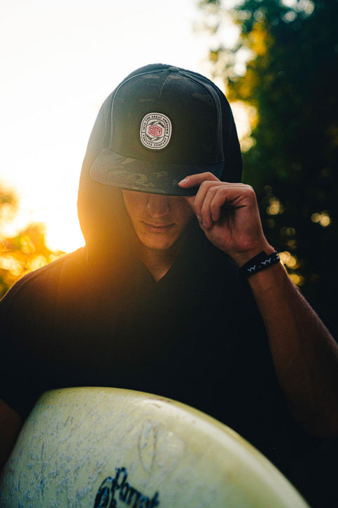 Destination Unknown Patch Hat, Cammo - Sooty Venture Co.