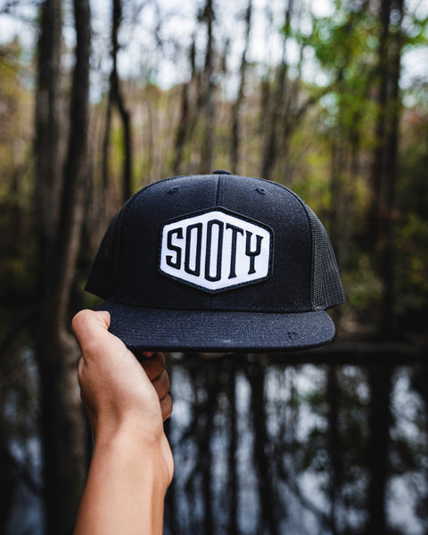 Sooty OG Logo Patch Hat, Black - Sooty Venture Co.