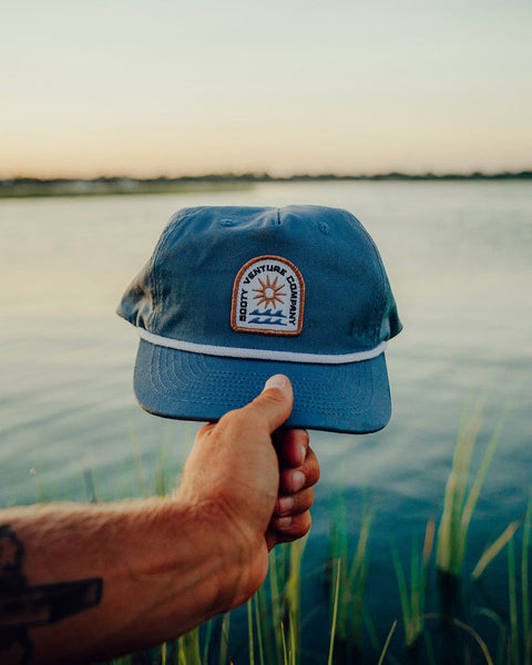 Shoreline Patch Snap Back Hat - Sooty Venture Co.