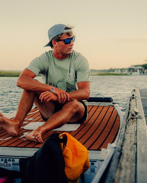 Shoreline Patch Snap Back Hat - Sooty Venture Co.