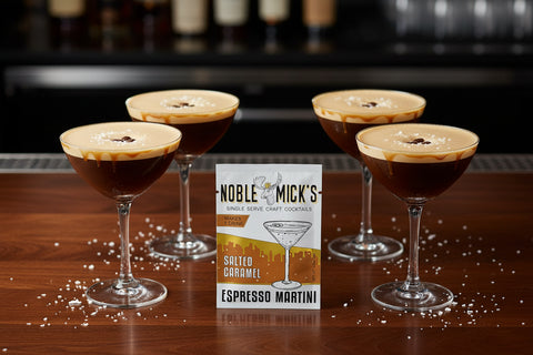 Noble Mick's Single Serve Craft Cocktail - Salted Caramel Espresso Martini