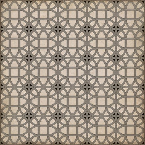 Williamsburg Lamerie Lattice "Joseph Ward" Vinyl Floorcloth - Spicher & Co.