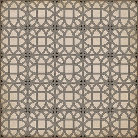 Williamsburg Lamerie Lattice "Joseph Ward" Vinyl Floorcloth - Spicher & Co.