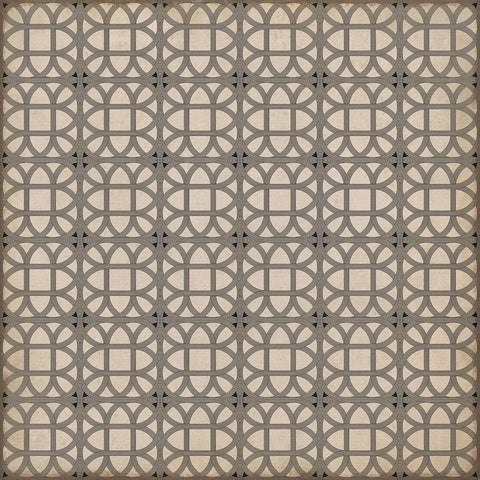 Williamsburg Lamerie Lattice "Joseph Ward" Vinyl Floorcloth - Spicher & Co.