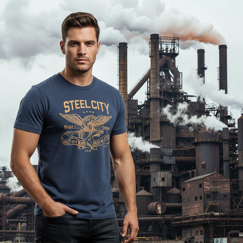 Steel City Eagle Anvil Tee