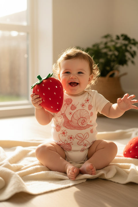 Snail Organic Onesie by Supermaggie