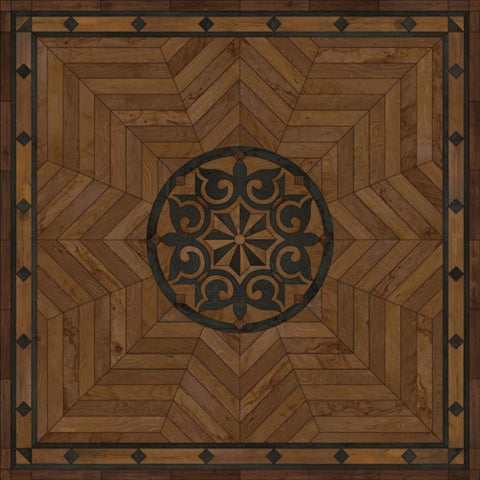 Artisanry - Caledonian - Eye of the Workman VInyl Floorcloth - Spicher & Co.