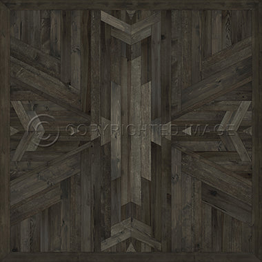 Norwegian Wood Native "Black Hawk" Vinyl Floorcloth - Spicher & Co.