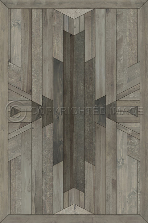 Norwegian Wood Appalachian "Of the Moon and Stars" Vinyl Floorcloth - Spicher & Co.