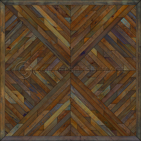 Norwegian Wood "Aura Valley" Vinyl Floorcloth - Spicher & Co.