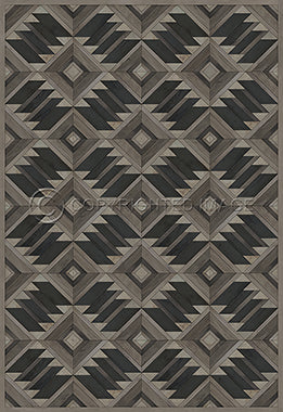 Norwegian Wood Yukon "Miners" Vinyl Floorcloth - Spicher & Co.