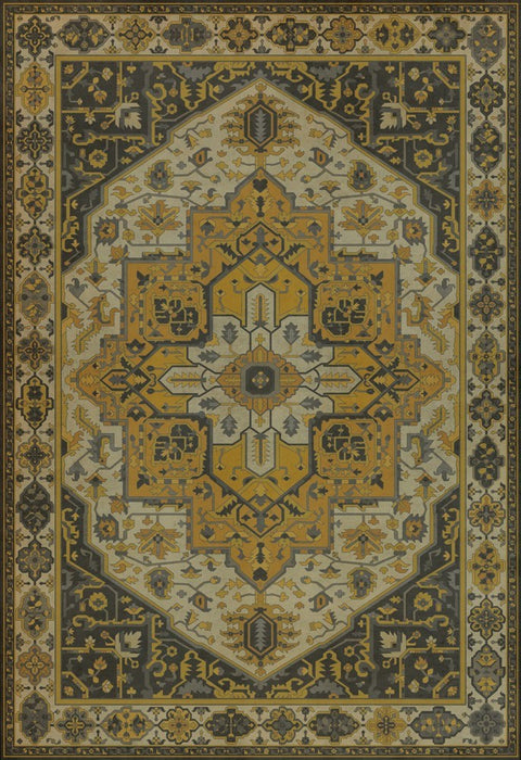 Persian Bazaar - Camelot "Charlemagne" Vinyl Floorcloth - Spicher & Co.