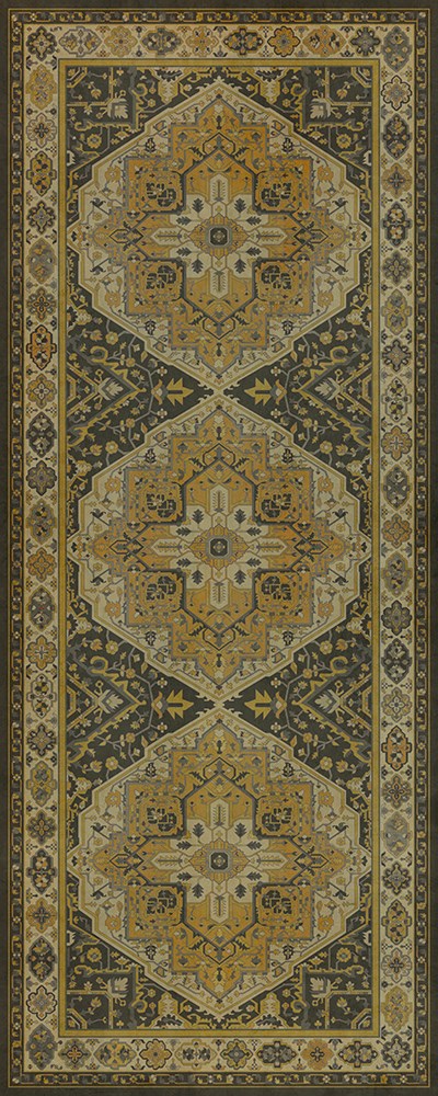 Persian Bazaar - Camelot "Charlemagne" Vinyl Floorcloth - Spicher & Co.