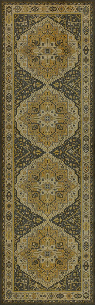 Persian Bazaar - Camelot "Charlemagne" Vinyl Floorcloth - Spicher & Co.