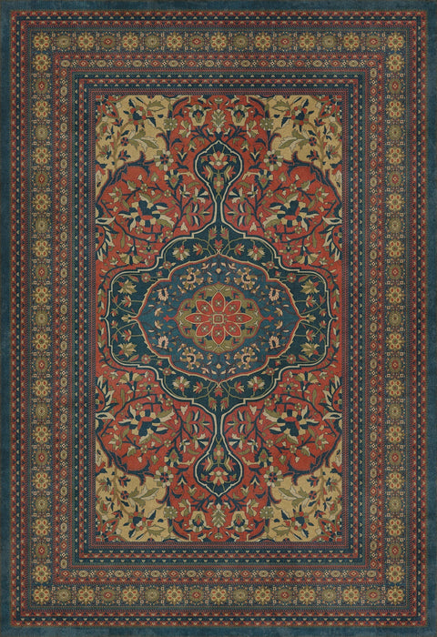 Persian Bazaar - Farahan - Delara Vinyl Floorcloth - Spicher & Co.