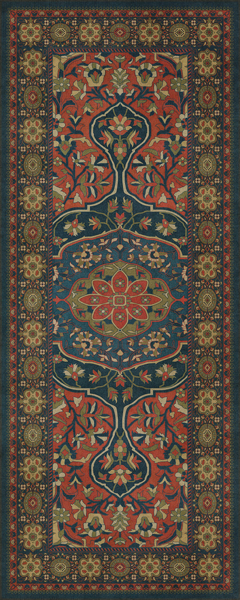 Persian Bazaar - Farahan - Delara Vinyl Floorcloth - Spicher & Co.