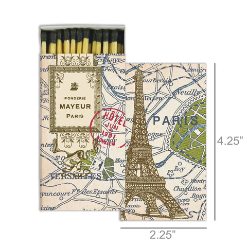 Paris Map Boxed Matches