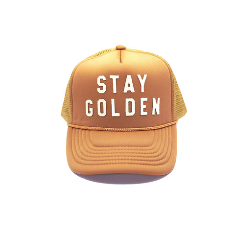 Stay Golden Trucker Hat