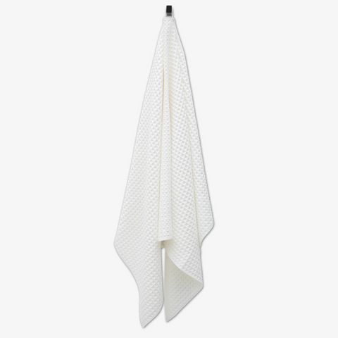 Geometry Waffle Bath Towel - Cloud