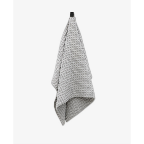 Geometry Waffle Hand Towel - Stone