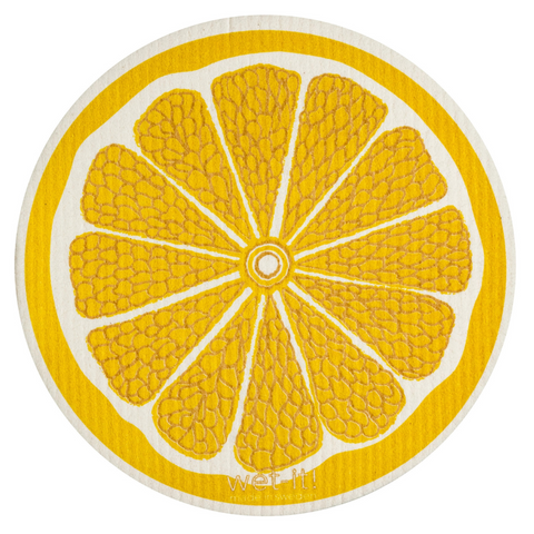 Swedish Dish Cloth - Lemon Round