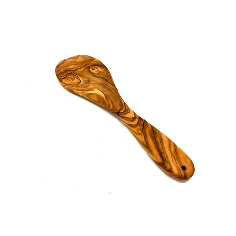 Olive Wood Rice Spoon, 7.85"